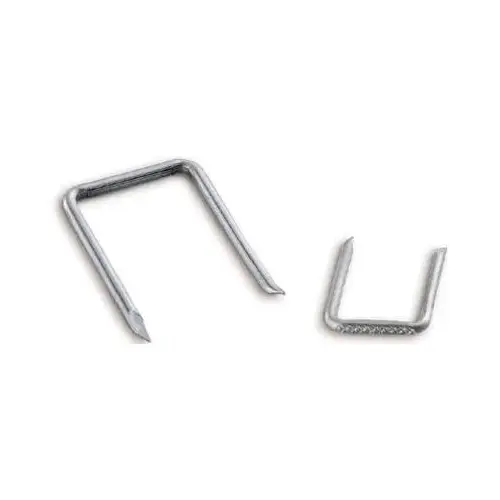 GB GSE-15310 Staple, 13/16 in W Crown, 1-3/8 in L Leg, Steel Silver - pack of 10