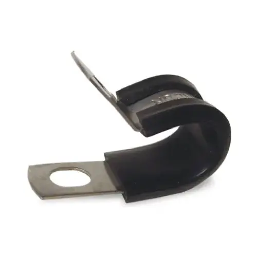 GB PPR-1500 Insulated Clamp, 3/8 in Max Bundle Dia, Rubber/Steel, Black Pair