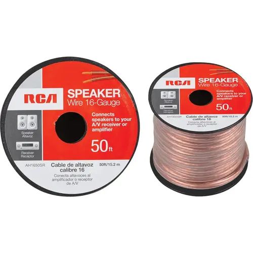 RCA AH1650SR 50 Ft. 16/2 Stranded Speaker Wire