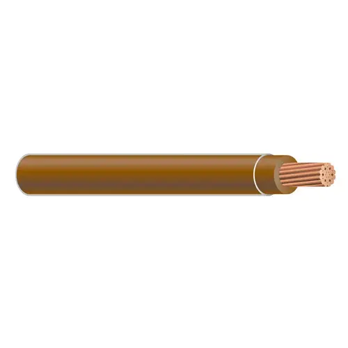 Southwire 22971657 THHN/THWN, 12 AWG, 20 Amp, 500 ft Long, Stranded Core, 19 Strand Building Wire Brown