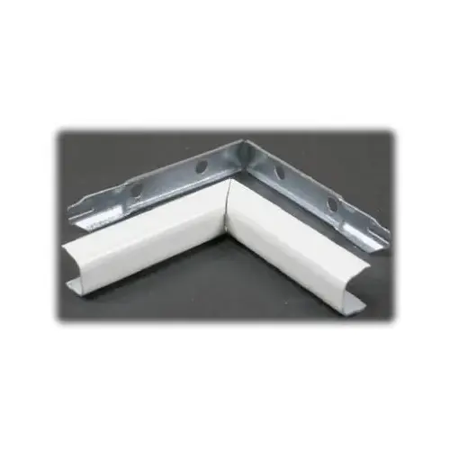 Wiremold B-7 Raceway Inside Elbow, Metal, Ivory