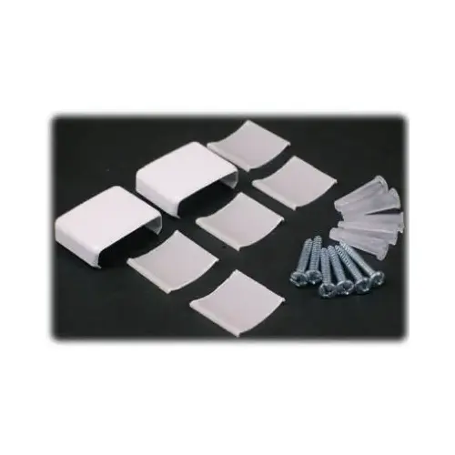 Wiremold NMW910 Raceway Accessory Pack, Metallic, Plastic, White, For: NM1 Wire Channels
