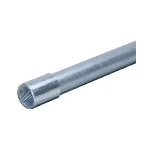 Allied Tube & Conduit 278895 Rigid Conduit, Galvanized Steel, 1 In. x 10 Ft.