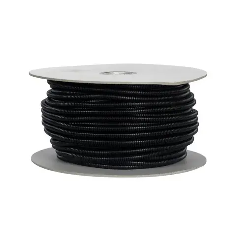 Drossbach Inc. 25-250BL Flex Tube 1/4" D X 250 ft. L Black Plastic Black