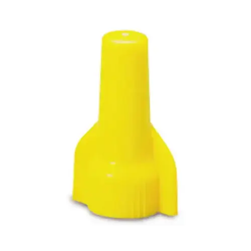 ECM INDUSTRIES LLC 10-084 Wing-Gard Medium Wire Connector, Square Spring, 18-10 AWG, Yellow - pack of 100