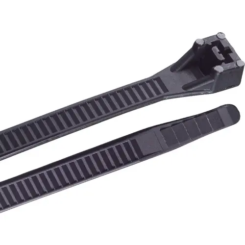 Gardner Bender 46-424UVB 24 In. x 0.35 In. Black Nylon Ultra Violet Cable Tie - pack of 50