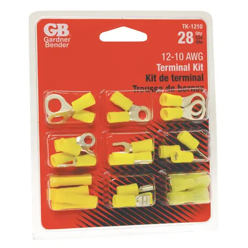 Gardner Bender TK-1210 12 to 10 AWG 28 Pieces Wire Terminal Kit