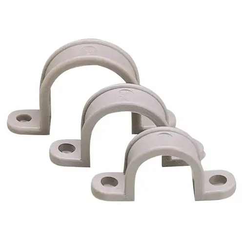 GB GCC-410 Conduit Strap, Polyethylene, Gray - pack of 10
