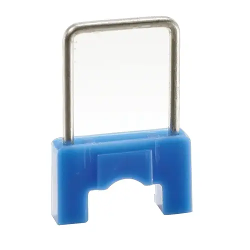 GB MPS-2080 Cable Staple, 5/16 in W Crown, 7/8 in L Leg, Metal/Plastic Blue