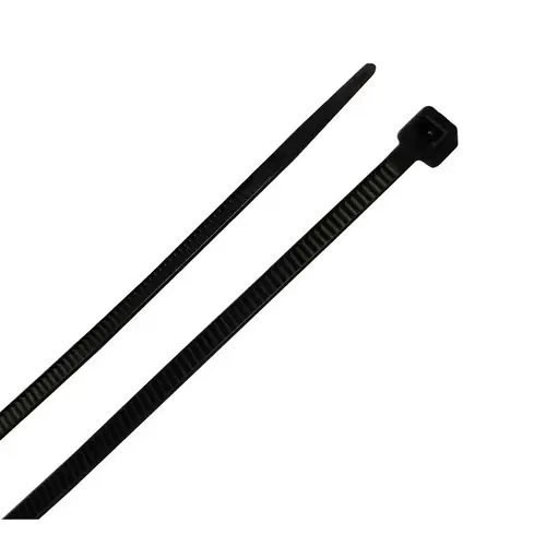 Home Plus LH-M-100-4-BK Cable Tie 4" L Black Black