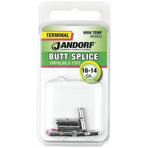 Jandorf 60855 Butt Splice Connector, 16 to 14 AWG Wire - pack of 5