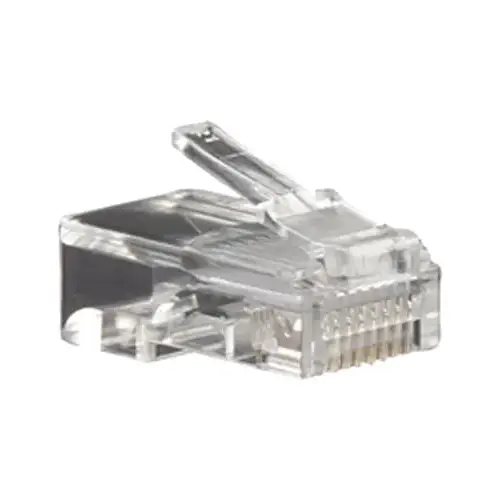 RCA TPH054RV CAT-5E Clear Modular Plug Connector - pack of 4