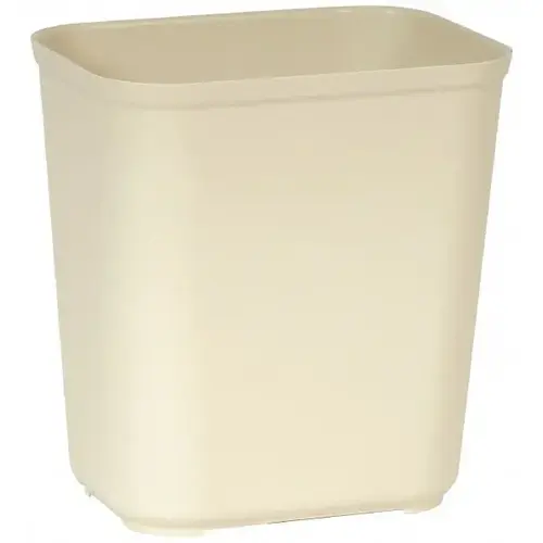 Rubbermaid FG254300GRAY Fire Resistant Wastebasket, 28 qt, Gray - pack of 6