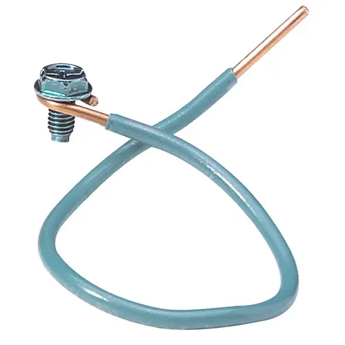 Sigma Engineered Solutions 18100-XCP10 Grounding Wire ProConnex 8" L Gree - 2 per pack x10 packs