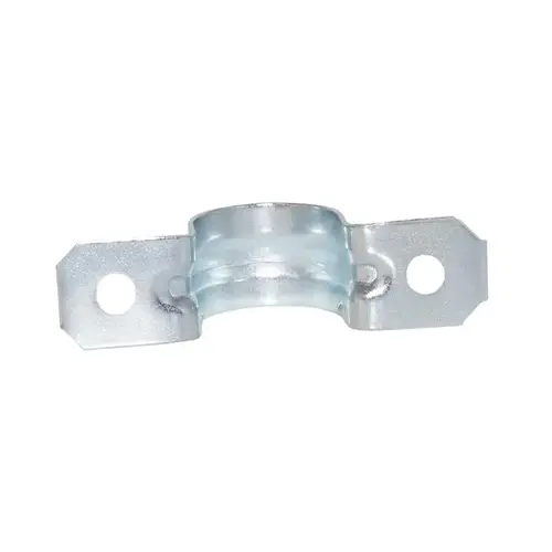 Sigma Engineered Solutions 49824 2 Hole Strap ProConnex 1-1/2" D Zinc-Plated Steel Silver