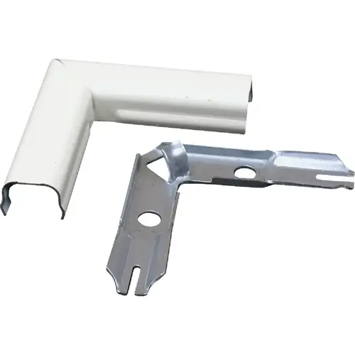Wiremold B6 White 90 Deg Flat Elbow