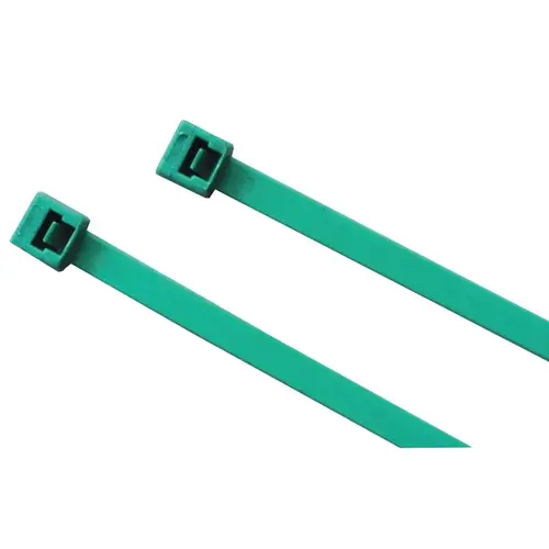 Anchor Industries 418MD Metal Detectable Cable Tie, 18 lb Tensile Strength, 4.1 in L, Teal, 100 EA/BG - pack of 100