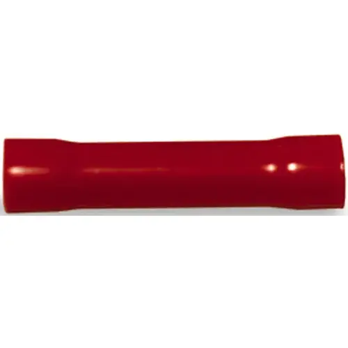 Calterm 61010 Butt Splice 22-18 AWG Insulated Red Red