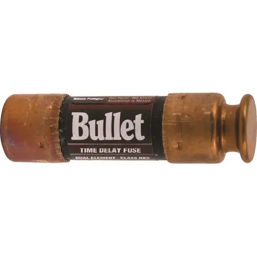 Cooper Bussmann FRN-R-20 20-Amp 250-Volt Fusetron HD Time-Delay Cartridge Fuse Copper - pack of 10