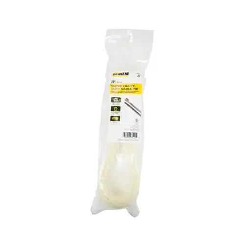 ECM INDUSTRIES LLC CT22-25025 Super Heavy Duty Cable Tie, 22-In - pack of 25