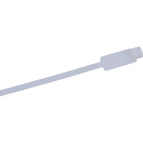 Gardner Bender 45-308ID 8 In. x 0.17 In. Natural Color Nylon ID Cable Tie - pack of 25