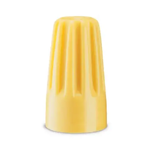 GB 16-004N WireGard -4 Wire Connector, 18 to 10 AWG Wire, Steel Contact, Polypropylene Housing Material, Yellow - pack of 200