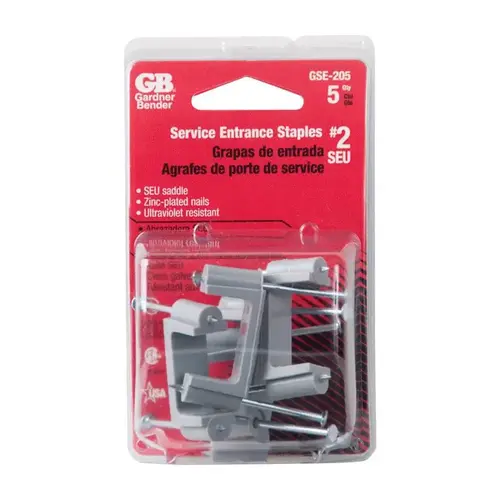 GB GSE-205-XCP6 Strap Staple, Plastic - pack of 30