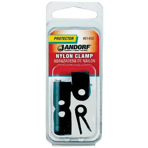 Jandorf 61450 Cable Clamp, Nylon, Black