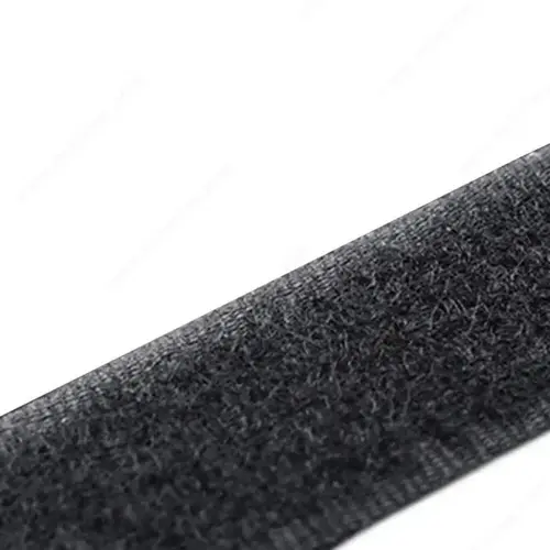 Reliable 464220202525 Sew-On Hook and Loop Black