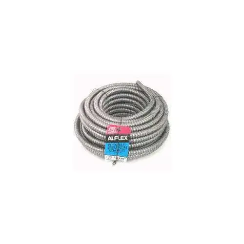 Southwire 55082303-XCP100 Alflex Flexible Conduit, 3/4 in, 100 ft L, Aluminum - pack of 100
