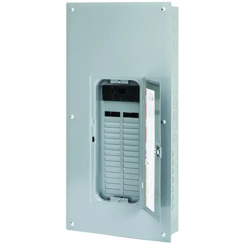 Square D QO130M200PC Load Center, 30 -Pole, 200 A, 30 -Space, NEMA 1 Enclosure, Flush, Surface Mounting