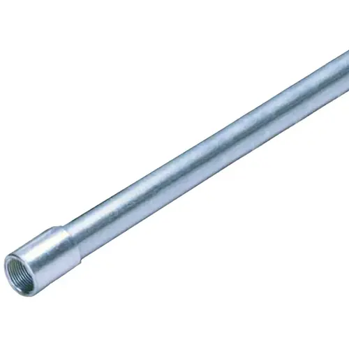 Allied Tube & Conduit 278911 Conduit, 1-1/2 in, 10 ft L, Steel, Galvanized
