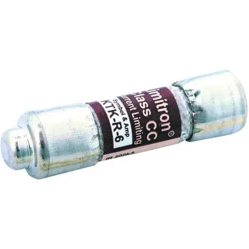 Bussmann KTKR30 KTK-R-30 Fast Acting Fuse, 30 A, 600 V, 200 kA Interrupt, Melamine Body
