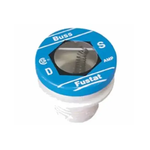 Bussmann S-20 Plug Fuse, 20 A, 125 V, 10 kA Interrupt, Low Voltage, Time Delay Fuse - pack of 4