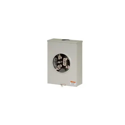 Eaton UGHTRS213BE Meter Socket, 1 -Phase, 200 A, 600 V, 5 -Jaw, 1 -Socket