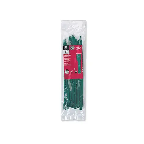 Gardner Bender 45-308G Cable Ties, Green, 8-In   pack of 20
