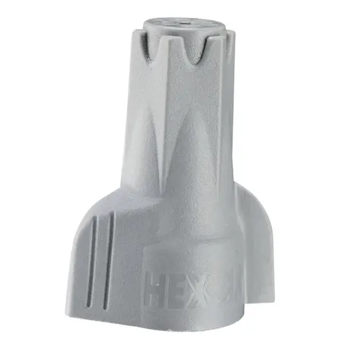 GB 10-2H2 Hex-Lok Wire Connector, 6 to 14 AWG Wire, Copper Contact, Thermoplastic Housing Material, Gray - pack of 50