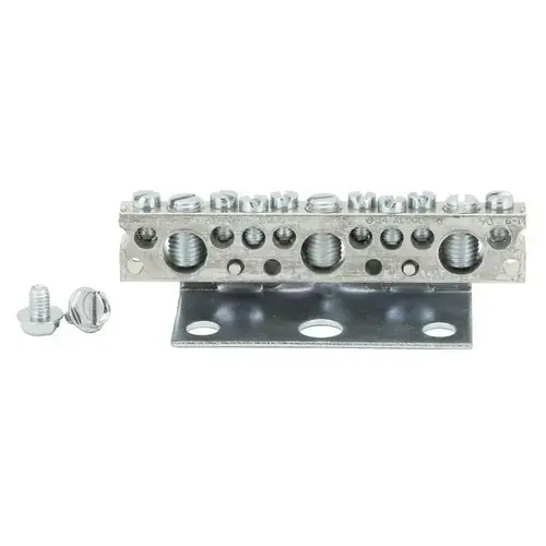 Siemens ECLX071M ECLX Ground Bar Kit, 3-1/2 in L, 11 -Terminal, Aluminum/Copper
