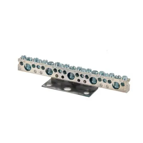 Siemens ECLX073M ECLX Ground Bar Kit, 5-3/4 in L, 19 -Terminal, Aluminum/Copper