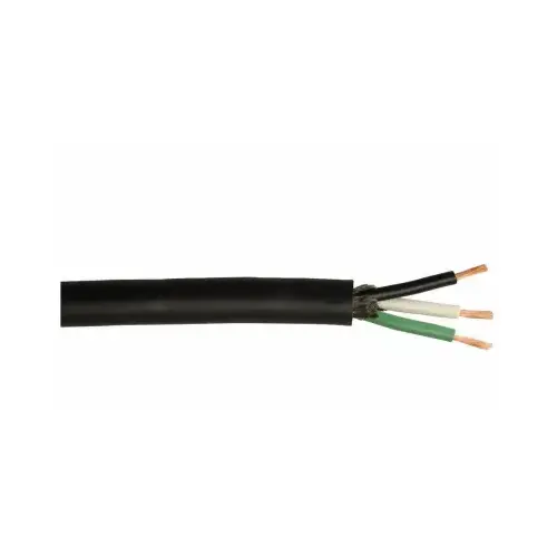 Southwire 55040303 Quantum TPE Electrical Cord, 16 AWG Wire, 3 -Conductor, Copper Conductor, TPE Insulation Black