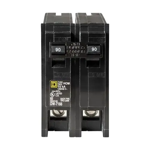 Square D HOM290CP Circuit Breaker HomeLine 90 amps Plug In 2-Pole