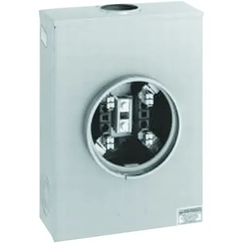 Square D URTRS213B Meter Socket, 1 -Phase, 200 A, 600 V, 4 -Jaw, Overhead, Underground Cable Entry