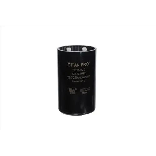 TITAN TTMJ270 Round Start Capacitor 270-324 MFD 250 V