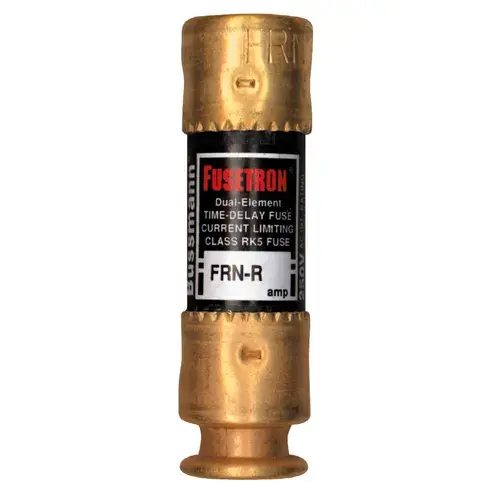 Brixwell FRN-R-6025 Fusetron Brass 60 Amp 250-Volt Time Delay Fuse Copper