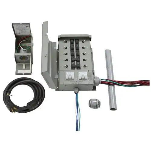 Connecticut Electric EGS107501G2KIT EGS10750G2KIT Transfer Switch Kit, 30 A, 240 V, 10 -Circuit