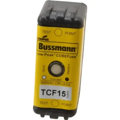 Cooper Bussmann TCF15 Blade Time Delay Fuse: CF, 15 A, 1-7/8" OAL