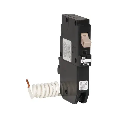 Eaton CHFN120A1CS Ground Fault Circuit Breaker, Type CH, Single Pole, 20A, 120-Volt