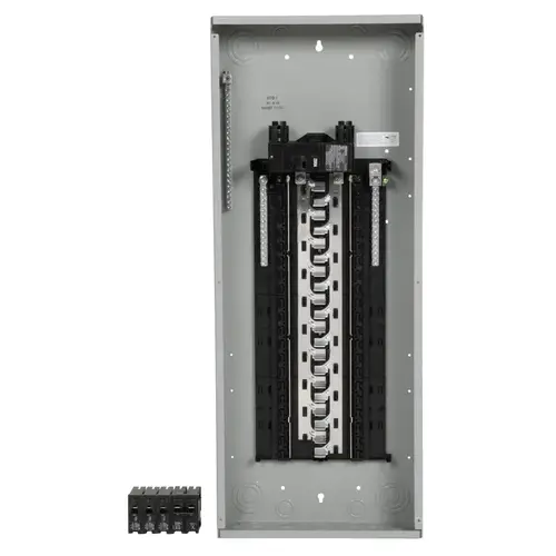 Siemens SN4040B1200P1 SN Assembled Load Center, 200 A, 40 -Space, 40 -Circuit, Main Breaker, Plug-On Neutral, Gray