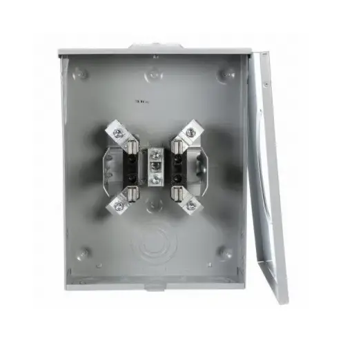Siemens SUAT417-XG Meter Socket, 1 -Phase, 200 A, 600 V, 4 -Jaw, Overhead, Underground Cable Entry