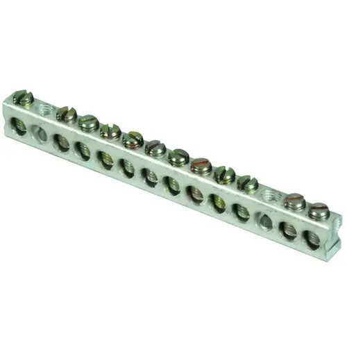 Square D PK12GTACP 12-Terminal QO & Homeline Aluminum Ground Bar Kit Metallic